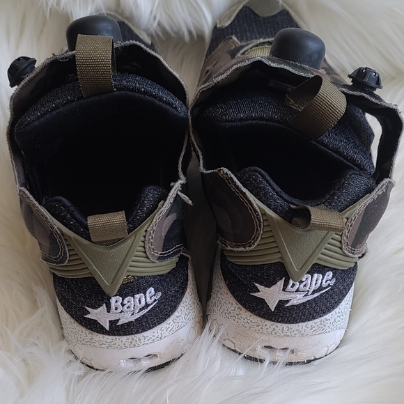 REEBOK x BAPE x MITA INSTA PUMP FURY CAMO APE 2014 Release - Picture 3 of 9